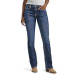 Lee Women's Legendary Mid Rise Bootcut Jean, Rivers Edge, 12 Long