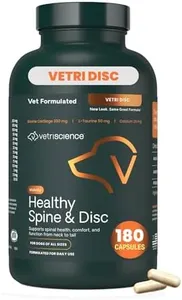 VetriScience Vetri Disc Joint Supplement for Dogs - Spine Support & Joint Health Dog Supplement with Chondroitin Sulfate, Vitamins B6, C & D, Calcium, Magnesium, Horsetail Herb & More - 180 Capsules​