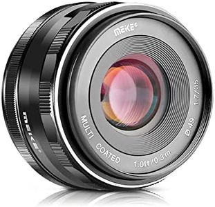 Meike 35mm F1.7 Manual Focus Prime Lens for Micro 4/3 MFT M4/3 Olympus and Panasonic Digital Mirrorless Cameras