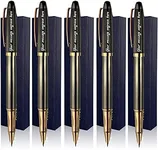 Ancolo Personalized Fountain Pens-Medium Point Nib- 5 Pcs a Set with Gift Pen Box Nice Souvenir Gift, Engraved with Your Name/Message/Phone number on the Pens Perfect for Men Women