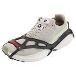 Kahtoola NANOspikes Footwear Traction for ICY Winter Road Running & Walking - Charcoal - Medium