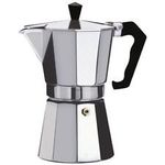 3D CREATIONS 150ml Aluminum Coffee Maker Cup Percolator for Italian Espresso Decoction Coffee Mocha South Indian Filter Kaapi (Silver)