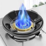 ONERIOUS Pack Of 3 Premium Gas Saver Burner Stand Gas Chula Burner Gas Saver Stand Jali Ring Fire&Windproof Energy Saving Gas Chula Support Stand 4 Legs Supported For Indian Gas 0.7MM (Multicolour)