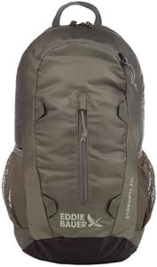 Eddie Bauer Stowaway Packable Backpack-Made from Ripstop Polyester, Spruce, 20L