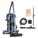 Scheppach 1300W premium wet & dry vacuum cleaner with 3m hose (30 litre tank) - All-in-One Cleaning - Convenient Mobility - Powerful Performance - 2 Year Warranty