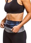 Sweat Shaper Waist Trimmer for Women, Waist Trainer Sauna Belt, Neoprene-free Waist Cincher, Sauna Slimming Belt (Grey, 2X-Large)