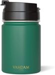 VAHDAM Vitality - Vacuum Insulated Stainless Steel Travel Mug (300Ml, Dark Green) Rakhi Gift For Brother & Sister | Leak-Proof, Sweat-Proof Bottle For Brother & Sister | Tea/Coffee Mug