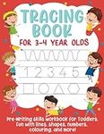 Tracing Book for 3-4 Year Olds: Pre