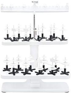 Sew Tech 20 Spool Thread Stand for Embroidery Machine Sewing Quilting Serger Machine, Height Adjustable Cone Thread Holder for Smoother Feed, Large Spool Holder for Brother Singer Babylock Bernina etc