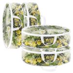 Ram® Clear Wreath Storage Christmas Wreath Garlands Storage Bag With Zip Window 30"