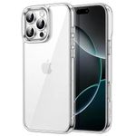 JETech Case for iPhone 16 Pro 6.3-Inch, Non-Yellowing Shockproof Phone Bumper Cover, Anti-Scratch Clear Back (Clear)