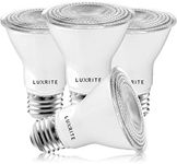 LUXRITE 4 Pack PAR20 LED Bulbs, 50W Equivalent, 3500K Natural White, Dimmable LED Spotlight Bulb, Indoor Outdoor, 7W, 500 Lumens, Wet Rated, E26 Standard Base, UL Listed