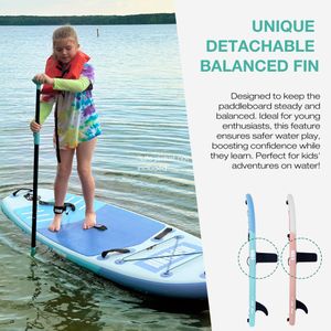 Niphean Inflatable Paddle Board 320cm – SUP for Adults, 200kg Capacity, Seat & Accessories