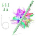 Stylus Pen for iPad 2018-2022 with Palm Rejection, Active Pencil for Apple iPad 10th/9th/8th/7th Generation, iPad Pro 11/12.9 inch, iPad Air 5th/4th/3th Gen, iPad Mini 6th/5th Gen (Green)