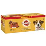 Pedigree Mixed Selection in Jelly 40 Pouches, Adult Wet Dog Food, Megapack (40 x 100 g)