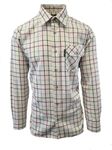 Country Classics Mens Long Sleeve Check Country Shirts (UK, Alpha, 3XL, Regular, Regular, Doncaster Puple Green)