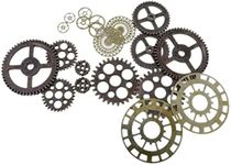 Forum Novelties Men's Steampunk Victorian Bag Of Gears Costume Accessory, Multi Colored, One Size