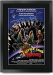 HWC Trading FR A3 Little Shop of Horrors Movie Poster Rick Moranis Gifts Printed Poster Signed Autograph Picture for Movie Memorabilia Fans - A3 Framed