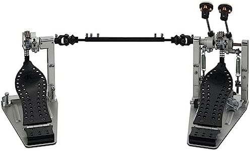 DW Series Colorboard Machined Chain Drive w/Bag, Graphite Edition Double Bass Drum Pedal (DWCPMCD2BK)