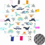 Eyands Baby Tag Blanket, Cotton and