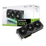 PNY GeForce RTX™ 5080 16GB OC Triple Fan Graphics Card DLSS 4