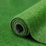 Fasward Artificial Grass Astroturf Rug Indoor Outdoor Use,10 X 10 FT Fake Grass Dog Turf Mat Synthetic Lawn for Garden Landscape, Patio, Backyard, Balcony