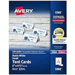 Avery 5302 Small Tent Card, White, 