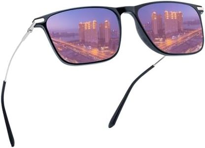 Professional Color Blind Glasses, Titanium Frame, Lightweight and Flexible Design, Black