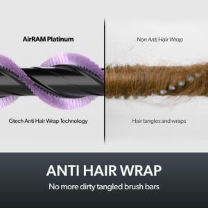 Gtech AirRAM Platinum Cordless Vacuum Cleaner – Lightweight, Bagless