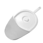 Bedpan with Plastic Guard and Anti-Odor Cover ，No Spill or Splash Design，Portable and Easy to Clean,Bed Pans for Females, Elderly Men,Women，Heavy Duty Large Bariatric Bedpan for Bedridden Patients