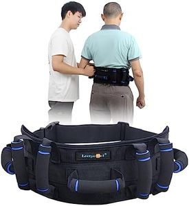 Leetye Mei Gait Belts Transfer Belt for Seniors with 7 Handles, Gate Belt for Elderly Lift Belts with Quick Release Buckle Anti-Slip Function Prevents Patient from Shifting More Effectively