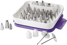 Master Cake Decorating Piping Tips Set, 55 Pieces