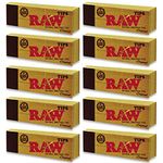 Original RAW Paper Filter Tips Cards ROACHES UNREFINED & UNBLEACHED No Chlorine Or Chemical, Natural RIZLA Rolling ECO Smoking Cigarette Filling Tobacco UK FREE P&P (10 x RAW TIPS (500 x CARDS))