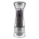 Cole & Mason H59301G Windermere Pepper Mill, Gourmet Precision+, Stainless Steel/Acrylic, 165 mm, Single, Includes 1 x Pepper Grinder