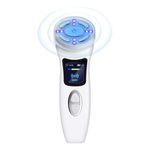 HIFU Facial Machine Wrinkles Remove 4 in 1 Wireless Face Massager High Intensity Focused Ultrasonic Face Machine RF EMS Skin Tightening Rejuvenation Antiaging Lifting Beauty Machine for Eye Chin Neck