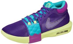 Nike Mens Running Shoe Lebron Witness Viii Ep-Field Purple/White-Dusty Cactus-Fb2237-500-7Uk, Multicolour