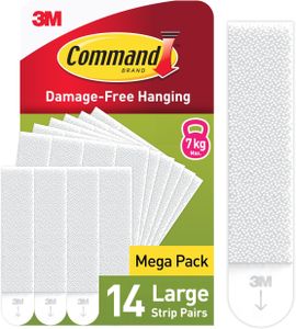 Command Large Picture Hanging Strips – Damage-Free Wall Mounting