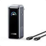Anker Prime Power Bank, 9,600mAh Battery Pack with 65W Output, Built-in AC Plug, Supports PD 3.0 and PPS, 30W Fast Recharging, Sleek Portable Charger for MacBook Pro, iPhone 15 Series, Galaxy, iPad