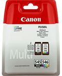 Canon PG-545 Black + CL-546 Colour Genuine Ink Cartridges – Multipack