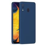 Pikkme Samsung Galaxy A20 / A30 / M10s Back Cover Soft Matte Liquid Silicone TPU | Camera Protection | Shockproof Slim Back Case for Samsung Galaxy A20 / A30 / M10s (Blue)