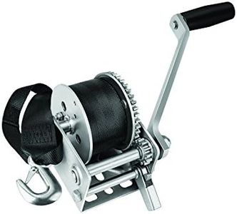 Fulton 142006 Single Speed Winch for Personal Watercraft with 12' Strap - 900 lbs. Capacity, 1 Pack