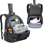 DSLEAF Tennis Backpack Holds 2 Rack