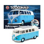 Airfix QUICKBUILD Model Car Kit - VW Camper Van Blue Car Building Kit for Kids 6+, Construction Toys for Boys & Girls, No Glue Model Making - Classic Car Gifts Plastic Model Kits