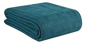 GLAMBURG 100% Cotton Bed Blanket, B