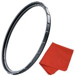 43mm X2 UV Filter for Camera Lenses - UV Protection Photography Filter with Lens Cloth - MRC8, Nanotec Coatings, Ultra-Slim, Traction Frame, Weather-Sealed by Breakthrough Photography