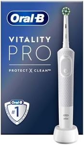 Oral-B Vitality Pro Electric Toothbrush/Electric Toothbrush, 3 Cleaning Modes for Dental Care, Gift Man/Women, Designed by Brown, White