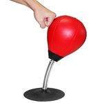 PowerTRC Desktop Punching Bag, Portable Stress Relief Punching Bag for Home and Office, Fun Boxing Exercise for Kids and Adults, Funny Gift for Coworkers Or Boss