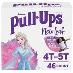 Girls Potty Training Underwear, Easy Open Training Pants 4T-5T, Pull Ups New Leaf for Toddlers, 46ct, giga pack