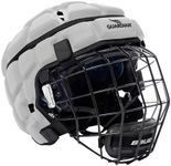 Guardian Cap - Soft-Shell Helmet Cover for Hockey - Reduces Impact and Protects Helmets - One Size Fits All for Youth, High School and College Programs - Silver