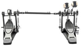 Double Bass Drum Pedal Kick - Twin Chain Drive + Drum Key